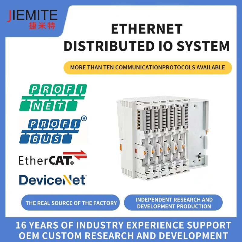 Profinet/EtherCAT Remote Distributed IO Module Substitute ET200SP/Beckhoff PN Bus Extension Module Digital IO Analog Quantity