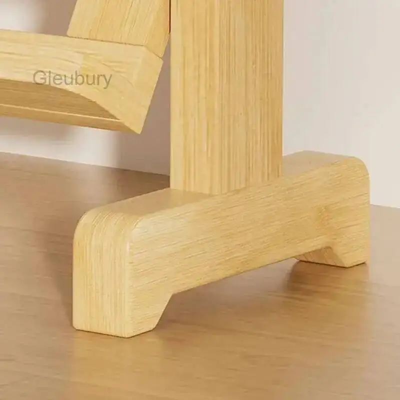 

Living Room Racks Storage Office Magazine Shelf Display Bookshelf Magazine Racks Corner Bamboo Furniture Стенд Для Газет MHSNJ