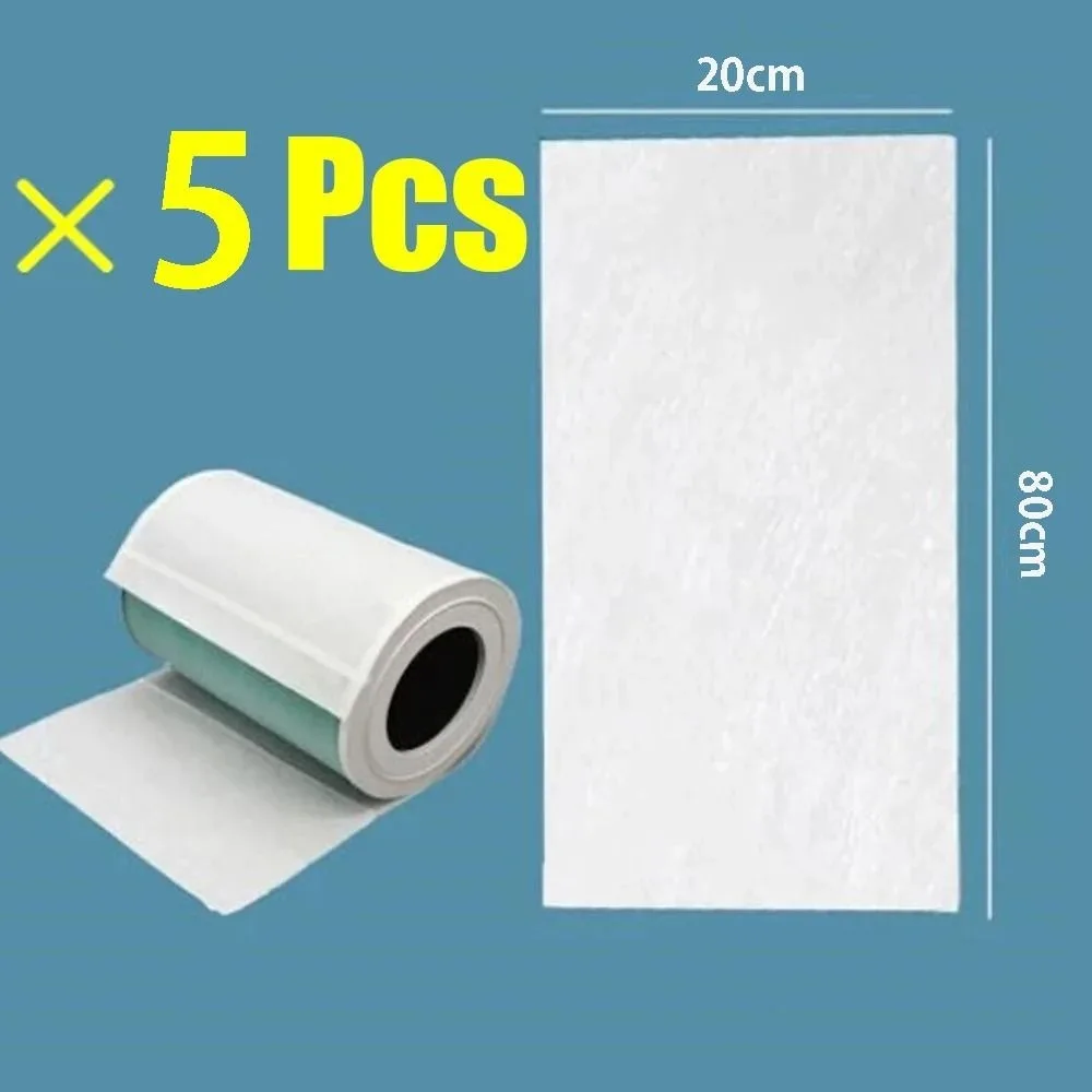 5PCS/Pack Universal Disposable Air Conditioning Filter Pad White Anti-dust Air Conditioning Inlet Filter Sheet Rectangle