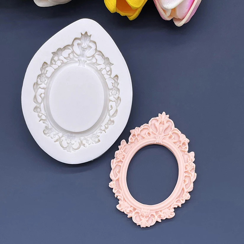 Frame Silicone Cake Baking Mold Sugarcraft Chocolate Cupcake Resin Tools Fondant Decorating Tools