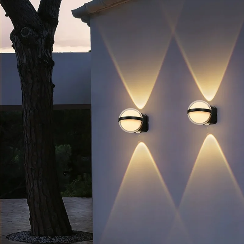 

IP65 Waterproof Indoor Outdoor Led wall lights up down 12W Wall Lamp Surface Mounted Garden Porch Bedroom Decorative Light