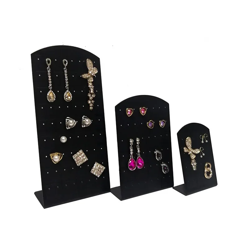 

Large, Medium And Small Black Stud Board Earrings Display Rack Stud Storage Rack Jewelry Rack 12/24/36 Pairs