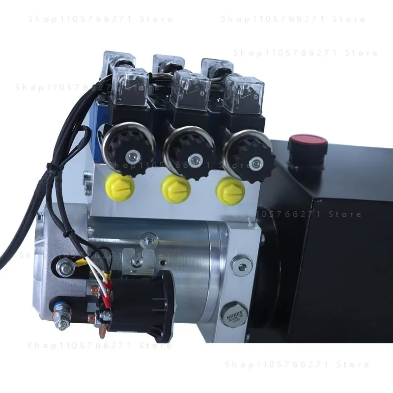Vehicle-mounted Hydraulic Multi-group Two-way Oil Pump System Power Unit 12V/24V Lifting Assembly Pump Station