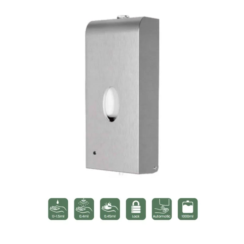 Wholesale Rechargeable Electric Infrared Sensor Auto Stainless Steel Foam Soap Dispenser for Shopping Center