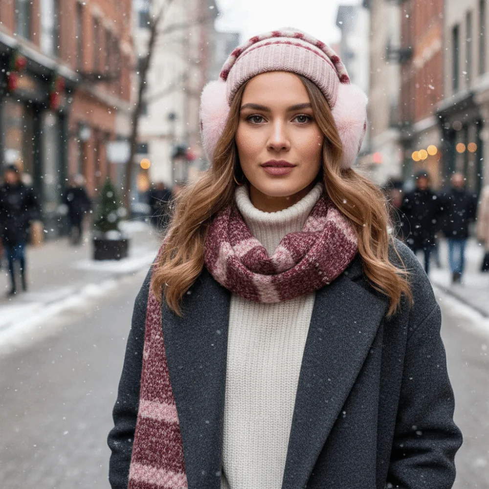 Kawaii طوي أفخم غطاء للأذنين يندبروف لينة لطيف غطاء الأذن رشاقته قابل للتعديل الشتاء الأذن دفئا هدايا العيد #3