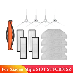 Voor Xiaomi Robotstofzuiger S 10T Stfcr01sz Anti-Wikkeling Vegen En Dweilen Hoofdborstel Dweildoek Hepa Filter Vervanging Huis