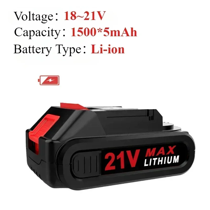 21V High Capacity Rechargeable Lithium Battery For Makita 18V 21V Power Tools Cordless Wrench Saw Drill Grinder Screwdriver