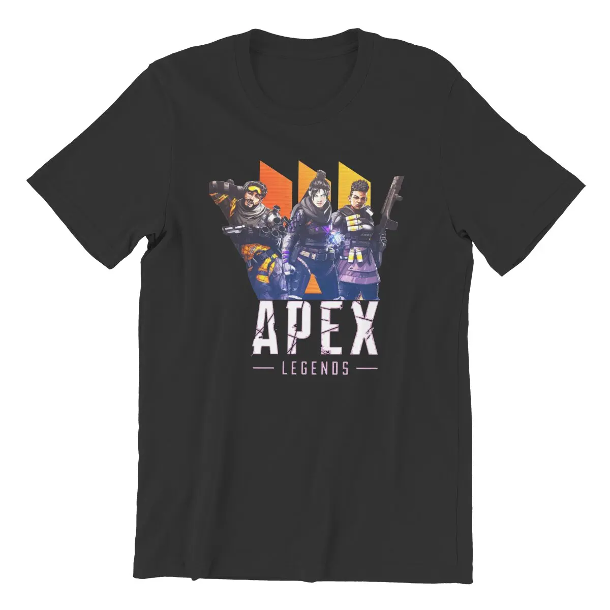 Apex Legends video game Pure Cotton vintage  Oversized  printed t-shirt plus size Men's clothing