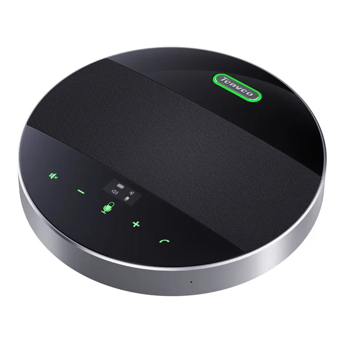 DSP Tech Tenveo Desktop BT Wireless Conference Microphone USB Speakerphone with Long Pickup Range