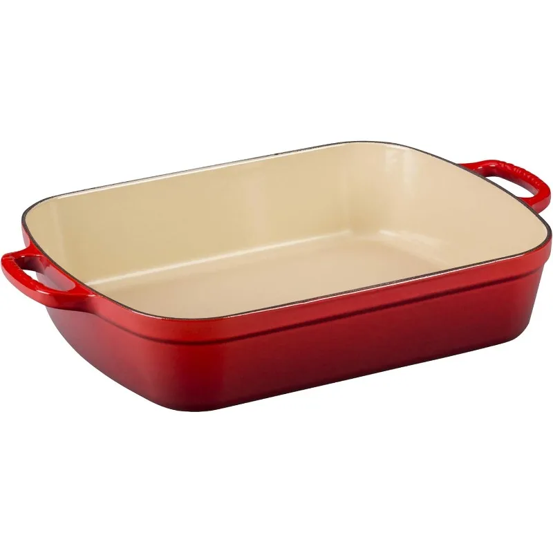 Enameled Cast Iron Signature Rectangular Roaster, 7 qt. (12.8