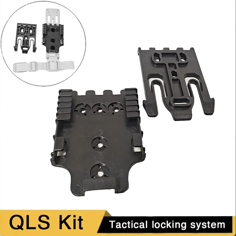 

Тактическая система блокировки. Основание адаптера для ножки охотничьей кобуры, комплект QLS 19 22, кожаный адаптер для кобуры для пистолета