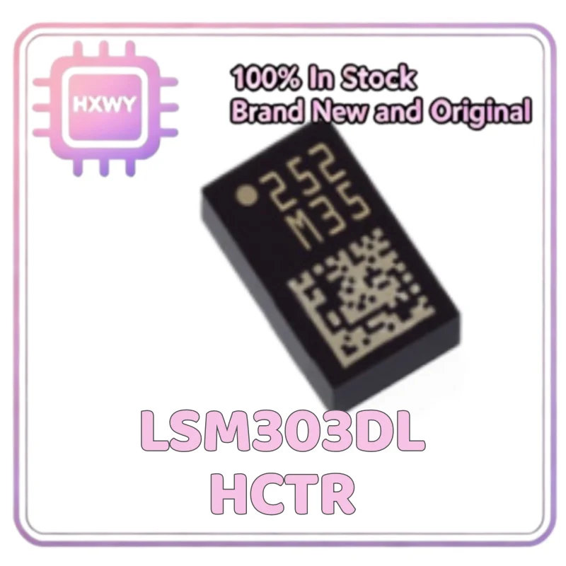 (3/50 pieces) LSM303DLHCTR LSM303DLHC Silkscreen M35 LGA-14 Motion Sensor 100% Brand New Original Fast Shipping