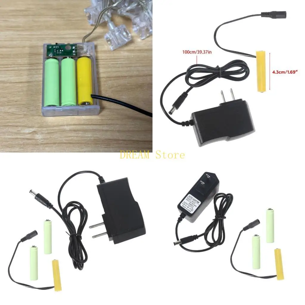 

AAA Battery Repacement Eliminators 4.5V AAA Battery Power Supply Adapter for Toy best sale