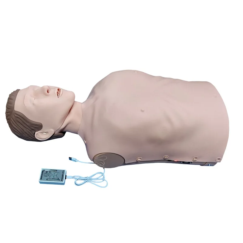 Mannequin Upper  Lithium Battery Electronic Feedback Display   Press Ventilation First Aid Training Medical Teaching Model