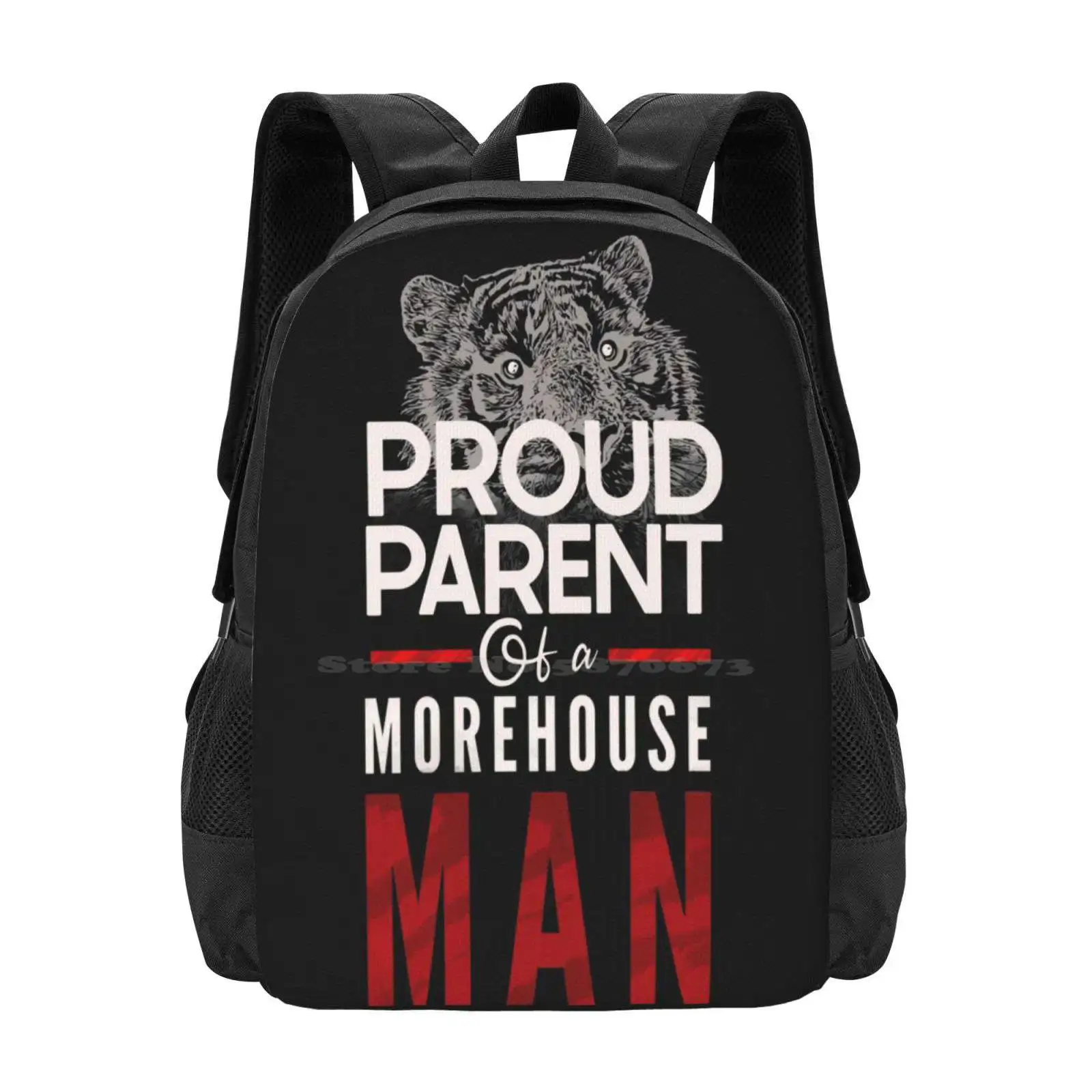 

Proud Parent Of A Morehouse Man V2 Pattern Design Bagpack School Bags Hbcu Motivation College Life Atlanta Black History Mlk