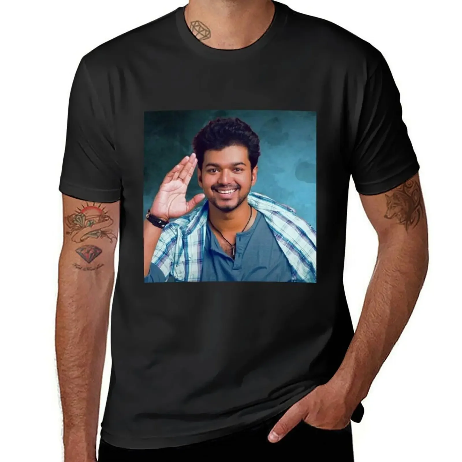 Ilayathalapathy Vijay T-Shirt Blouse heavyweights hippie clothes designer t shirt men