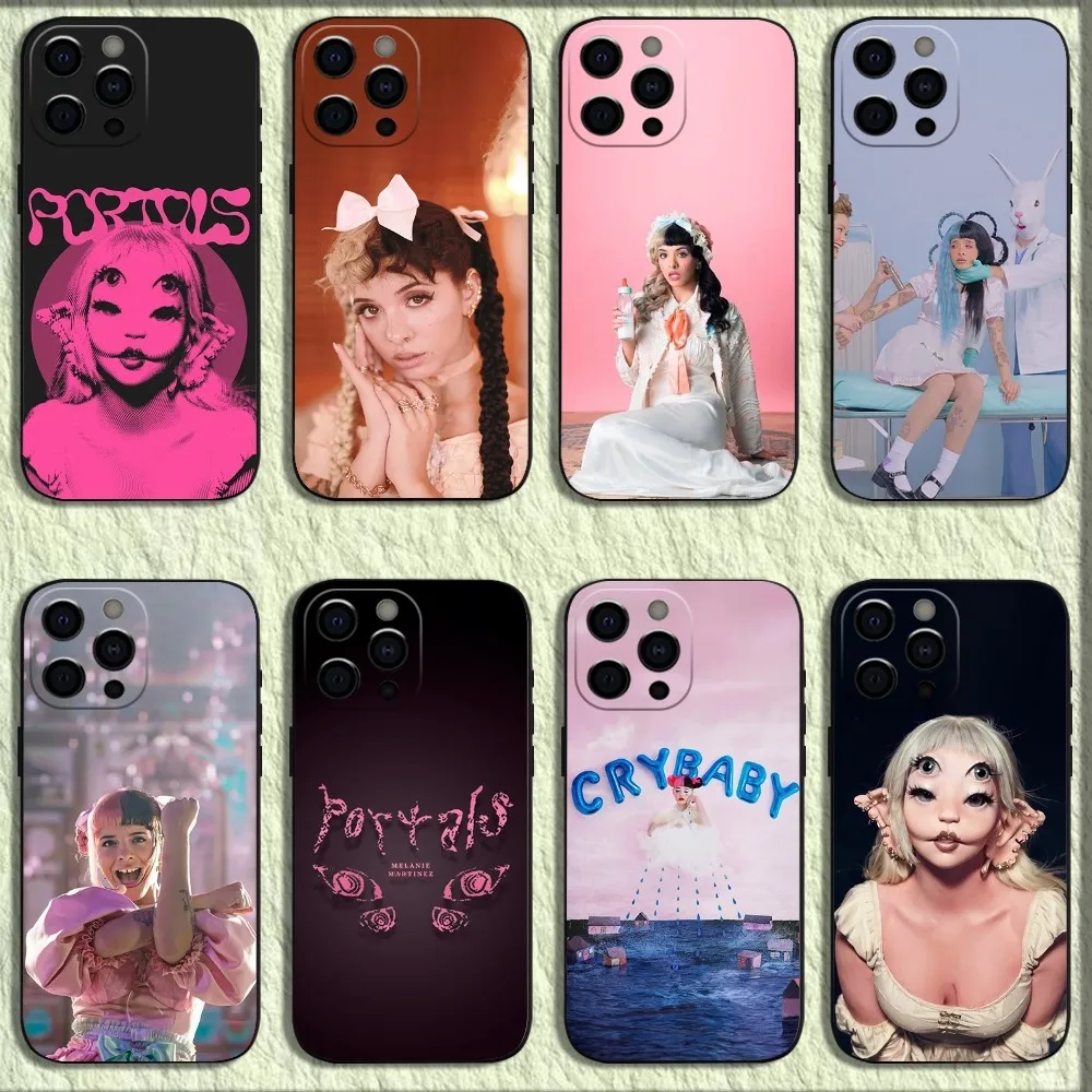 Singer M-Melanie Portals Martinez Phone Case For iPhone 16,15,14,13,12,11,Pro,X,XS,Max,XR,Plus,Mini Soft Black Cover