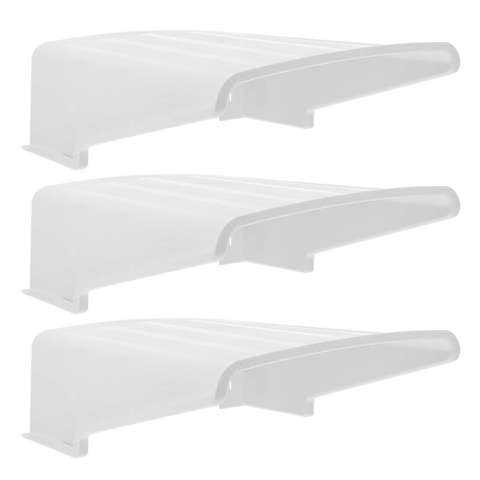 3Pcs Outdoor Camera Protective Cover Universal Security Camera Shield Plastic Rainproof Sun Shade for Bullet Dome Cctv