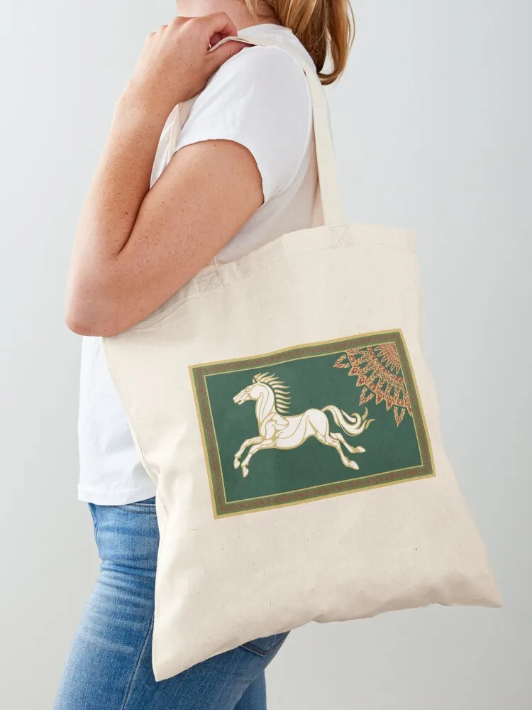 

Flag of Rohan Tote Bag Handbags women Women's shopper bag ecological bags reusable grocery bags