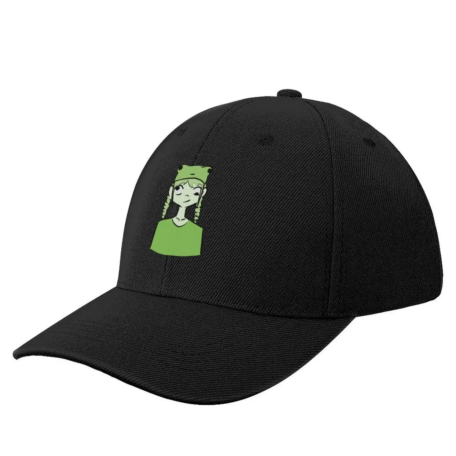 

Frog Girl Baseball Cap luxury caps Fashion Beach sun caps Designer Hat Men's Caps Women's