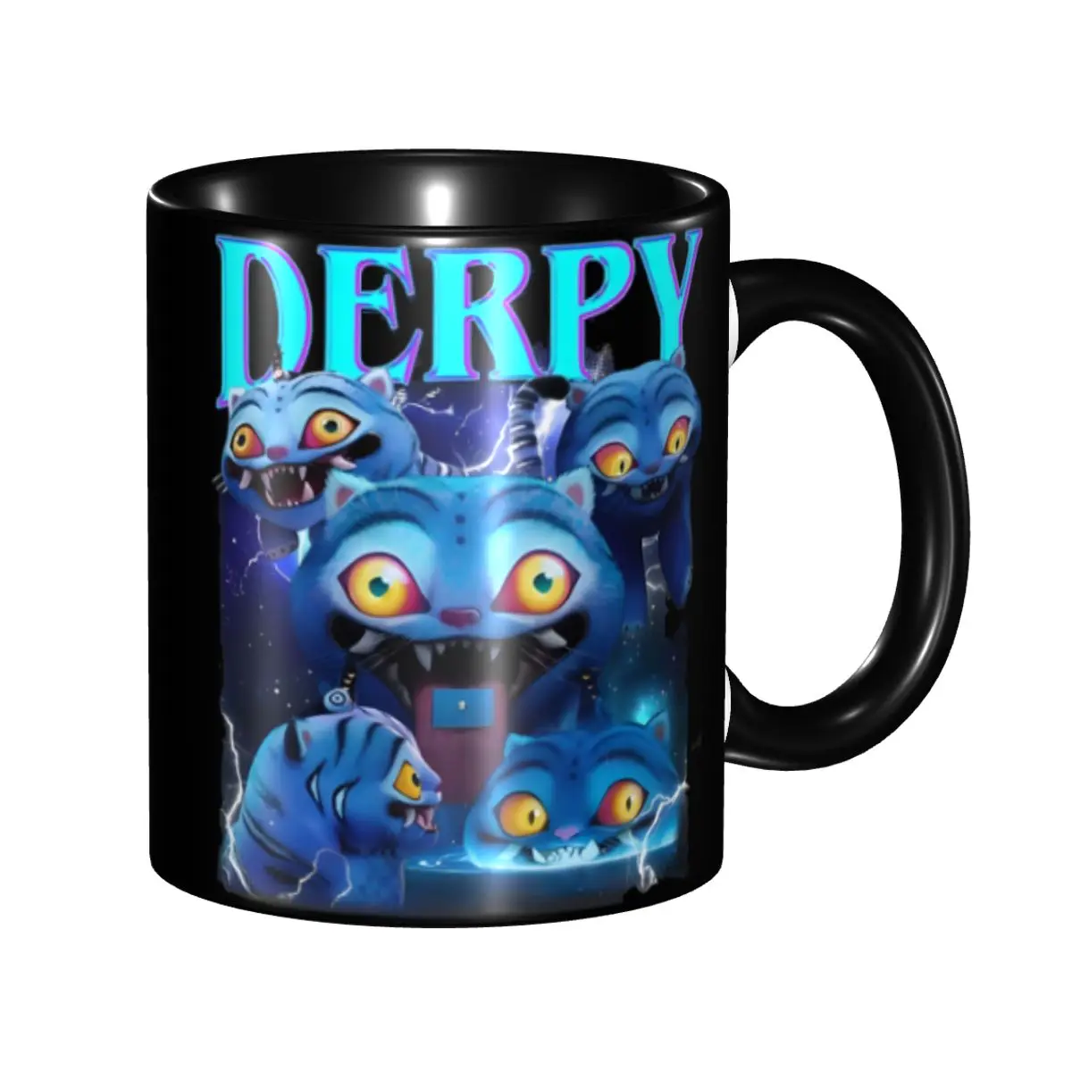 

Kpop Demon Hunters Derpy Cute Tiger Coffee Cup Cute 2025 Movie Mug Gifts For Woman Man