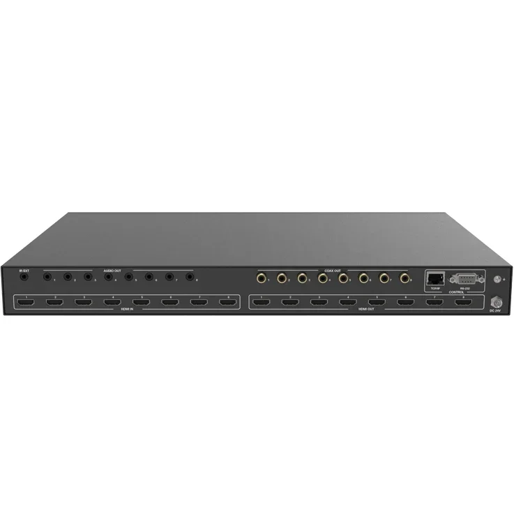 

18Gbps 8x8 HDMI Matrix with ARC Function Supports 4K2K to 1080P Downscaler for Hometheatre System