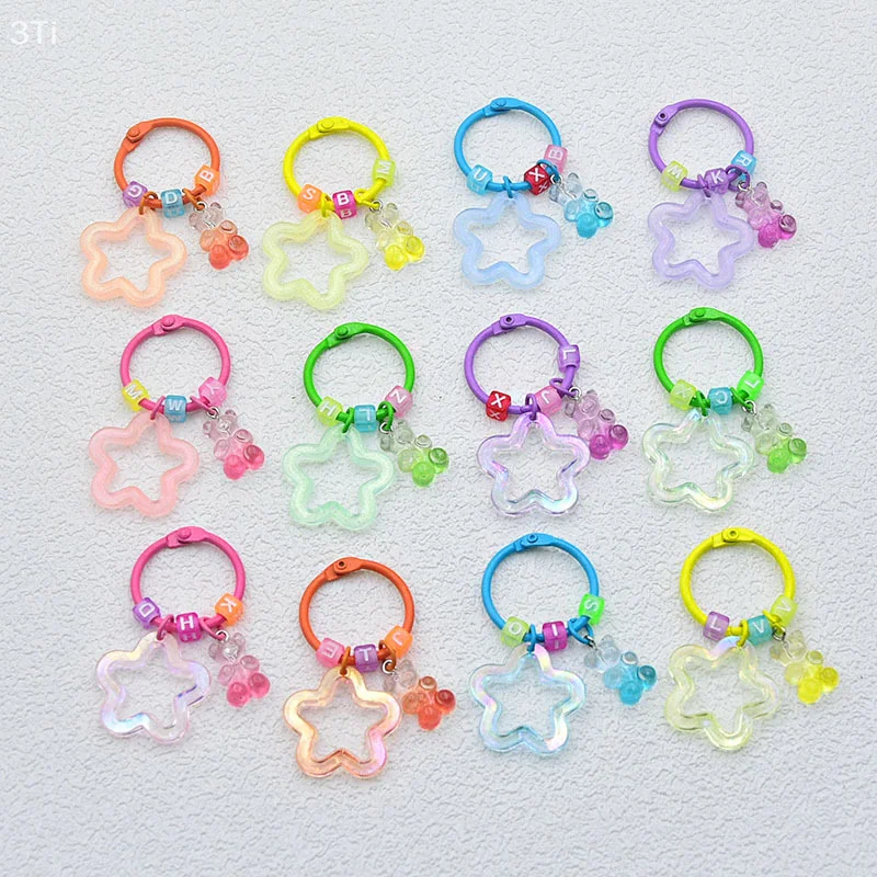 Мерцающий брелок со звездой, брелок с изображением льда, тонкий мерцающий ремешок, маленькая цепочка для ключей со звездой, брелок для ключей, сумка, аксессуары для сумки