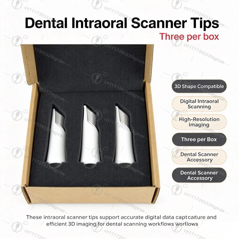 Hot Sell SJ Denta Intraoral Scanner Tips Head/Cap for 3Shape TRIOS 3 Manual Power Source Wired/Wireless/CORE Dental Consumables