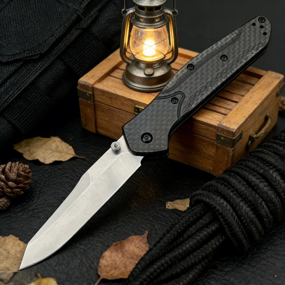 

Новый высококачественный складной нож 940 с лезвием D2, рукоятью из карбона, для джунглей, кемпинга, рыбалки, активного отдыха, EDC-инструмент