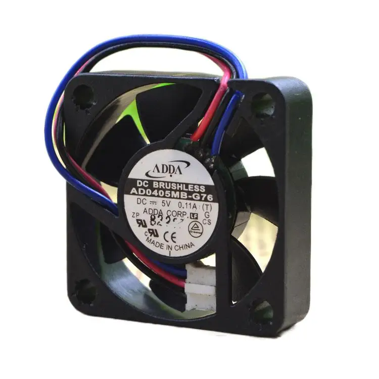 

AddaCo-Hi AD0405MB-G76 5V 0.11A 4cm 4010 3-Wire Double Ball Cooling Fan