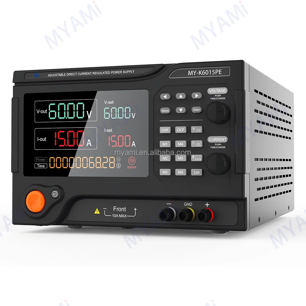 MYAMi Single Phase Voltage Regulator 60V 15A Adjustable Bench Programmable Laboratory DC Switching Power Supply For Machines