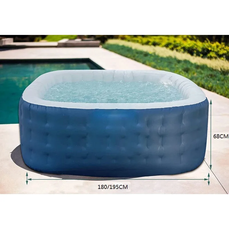 

[2026] Sale 2024 Hot Sale Round Massage Tubs Outdoor Pooland SPAs Pool 2-4 Person Outdoor SPA Hot Tub Pool PVC Inflatabl