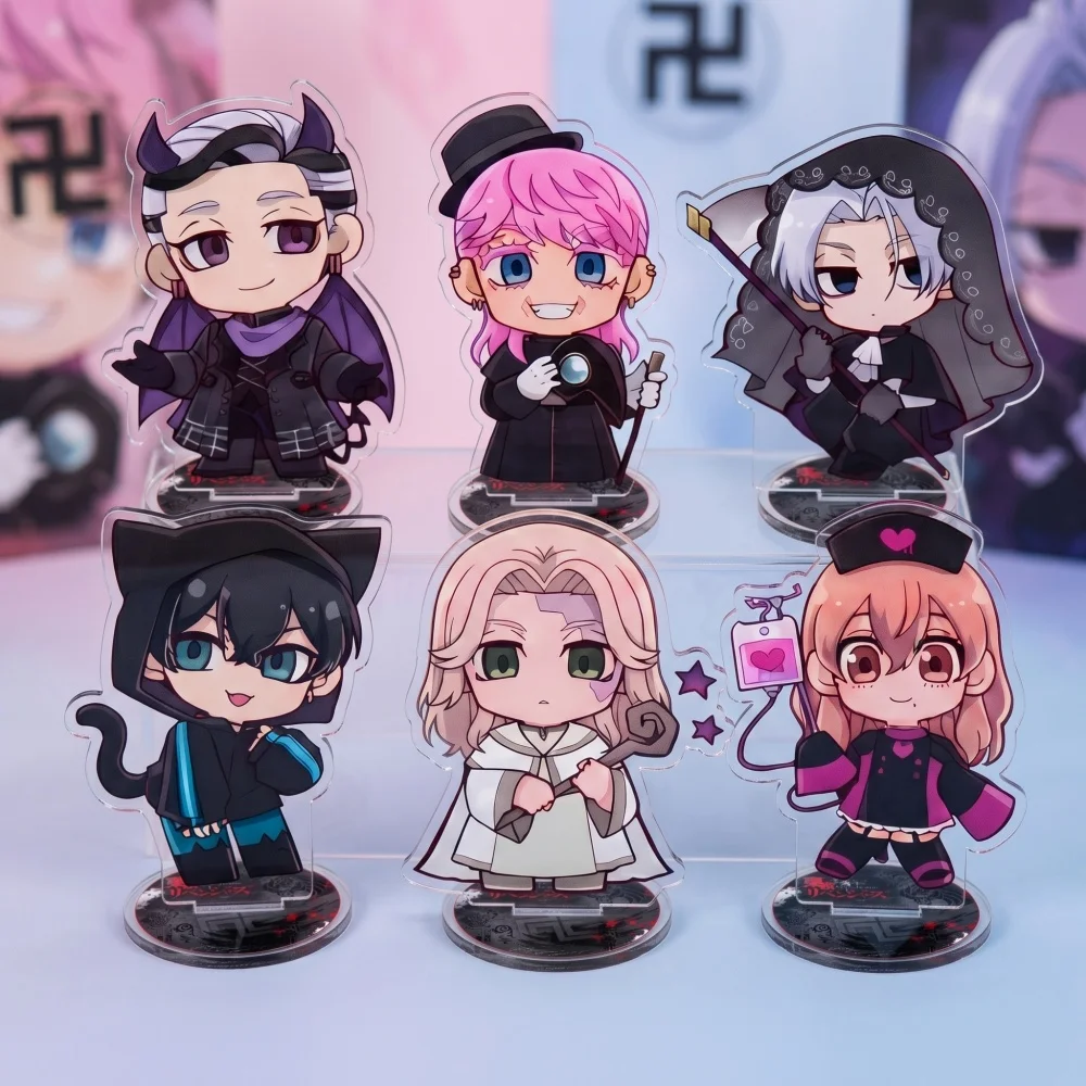 Anime Tokyo Revengers 10CM Acrylic Stand Keychain Baji Kazutora Kakucho Spooky Holiday Themed Character  Collectible Accessory