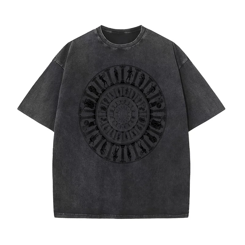 Greek Gods Vortex T-shirt Men's Tee Shirt Short Sleeve Male Clothes Fashion Ancient Greece Mythology Portal