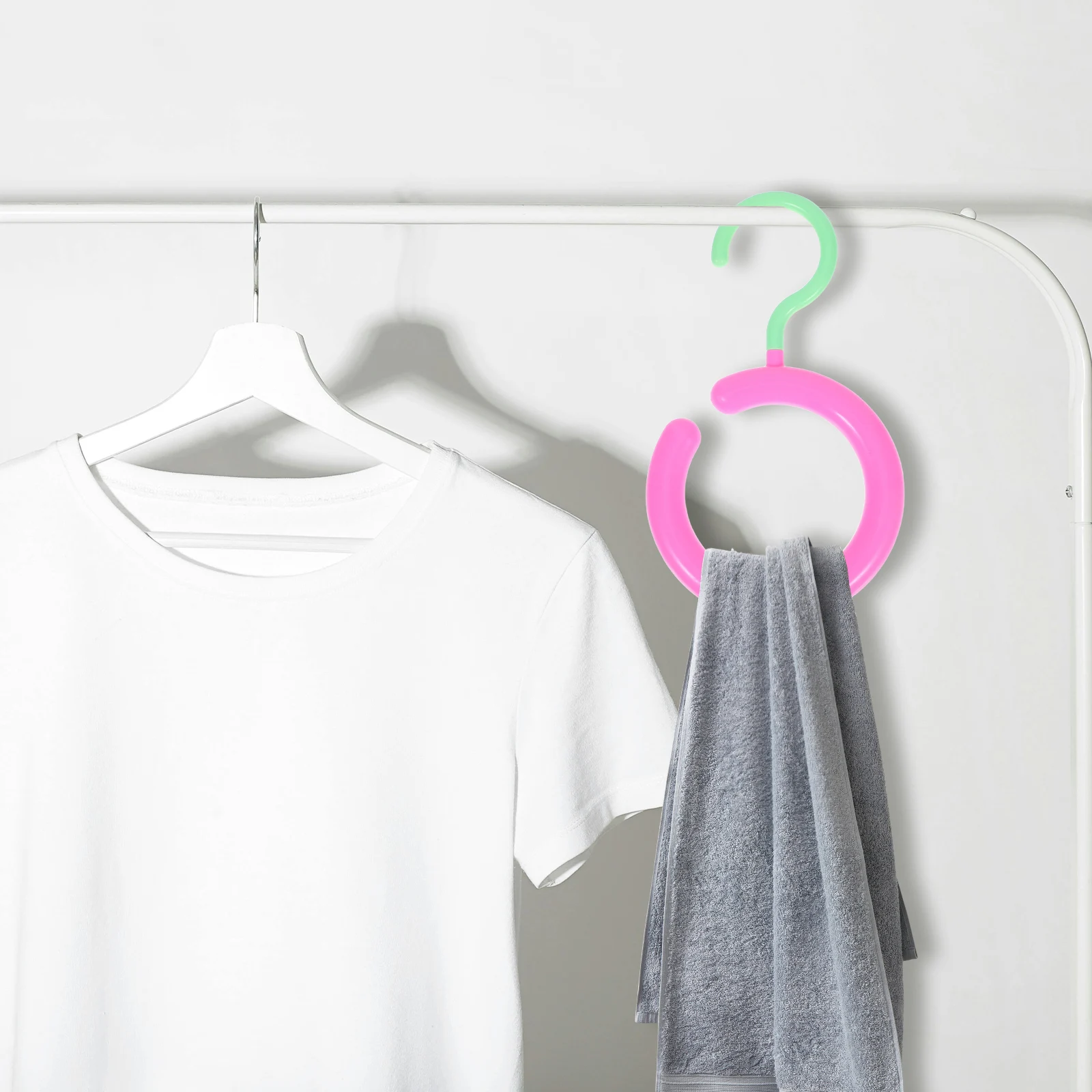 

10 Pcs Storage Rack Hangers Hanging Belt Organizer for Closet Hook Pp Multi-purpose Plastic Utility