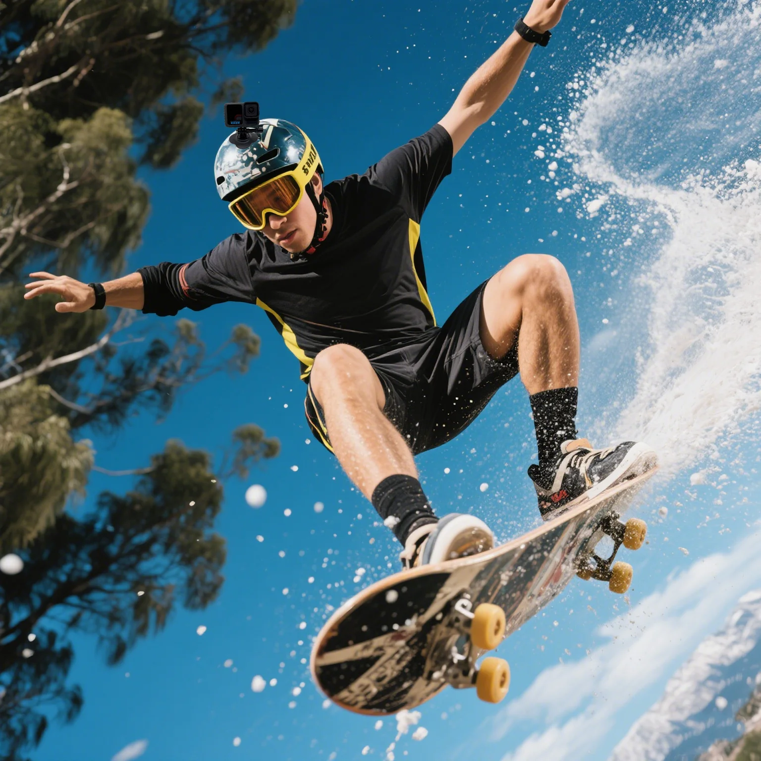 Insta360 x5 x4 x3 GoPro Hero 13 10 Max DJI 액션캠 헬멧 마운트 스포츠 액세서리용 플렉시블 접착 마운트 키트