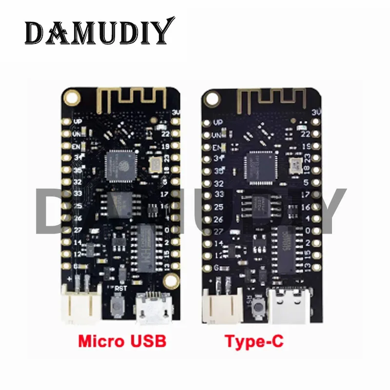 DAMUDIY ESP32 Lite V1.0.0 Wifi Bluetooth Development Board Antenna ESP32 ESP-32 REV1 CH340G MicroPython 4MB Micro/TYPE-C USB