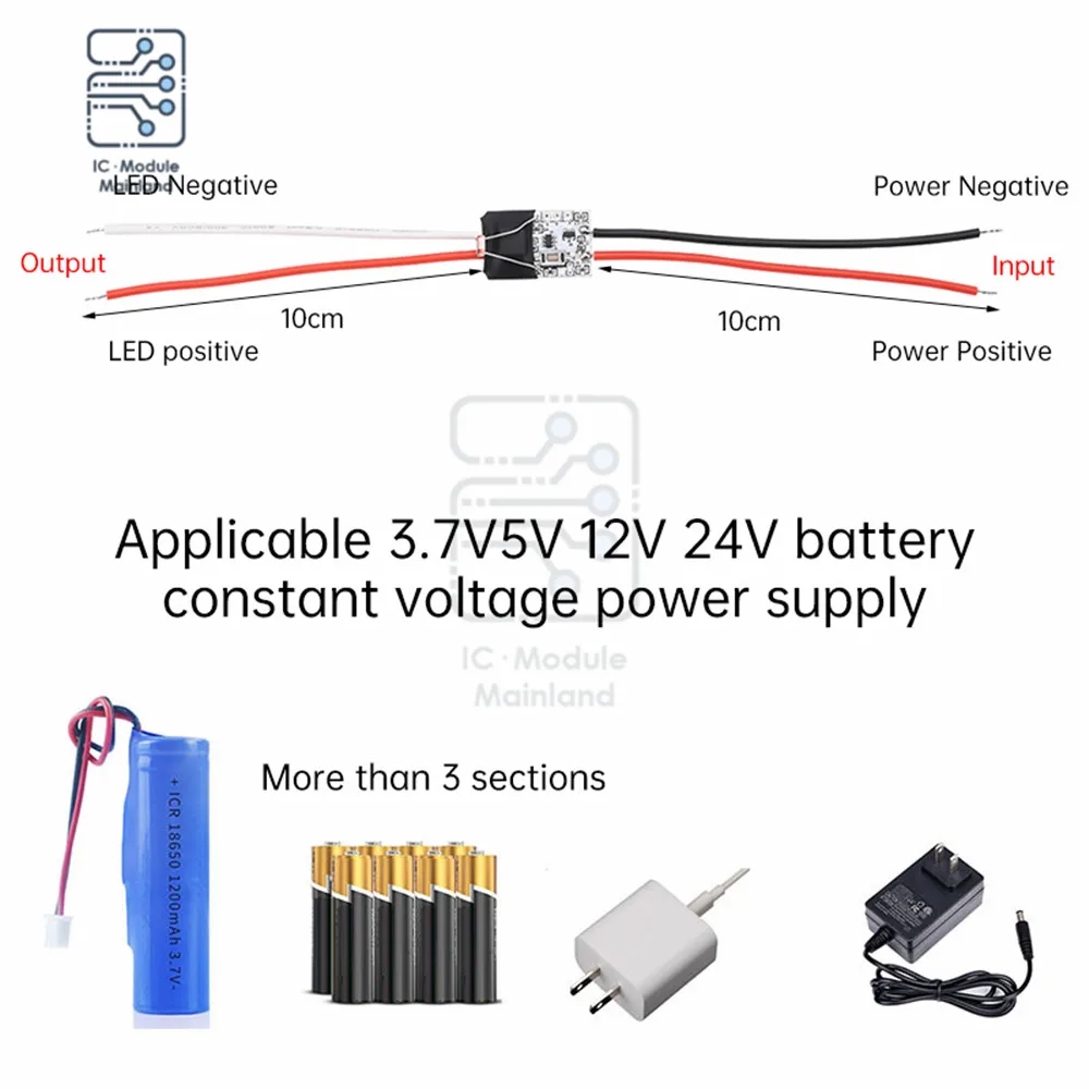 DC3.7-24V Light Sensor Light Control Switch Auto Sensor Photoelectric Switch Sensor