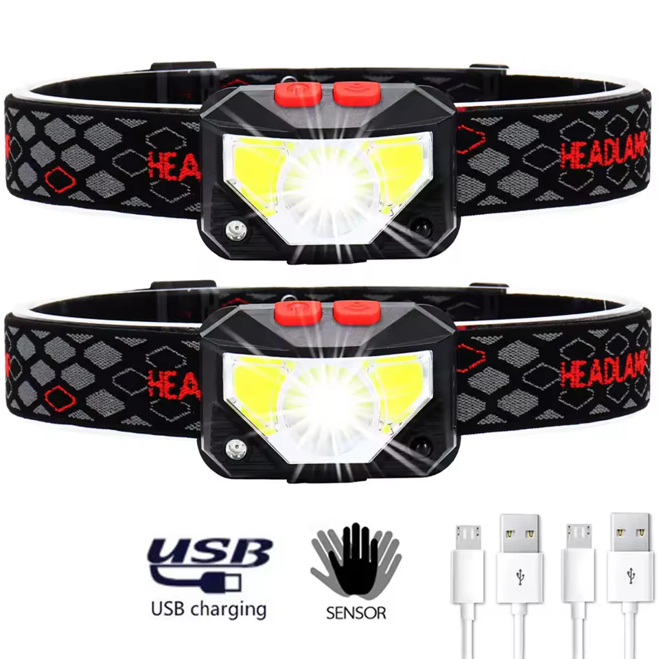 

Перезаряжаемый светодиодный налобный фонарь, крутой снаряжение для кемпинга, рыболовная шапка, долговечные перезаряжаемые лампы, мощный светодиодный фонарик, лампа