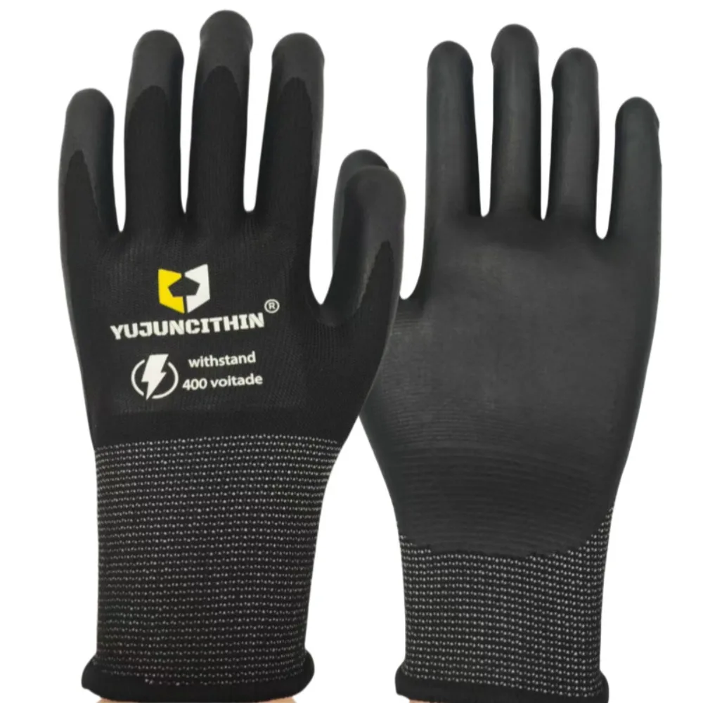 

400/500V Insulated Working Gloves Nitrile Ultra-thin Safety Electrician Gloves Safety Anti Electric Shock Gloves
