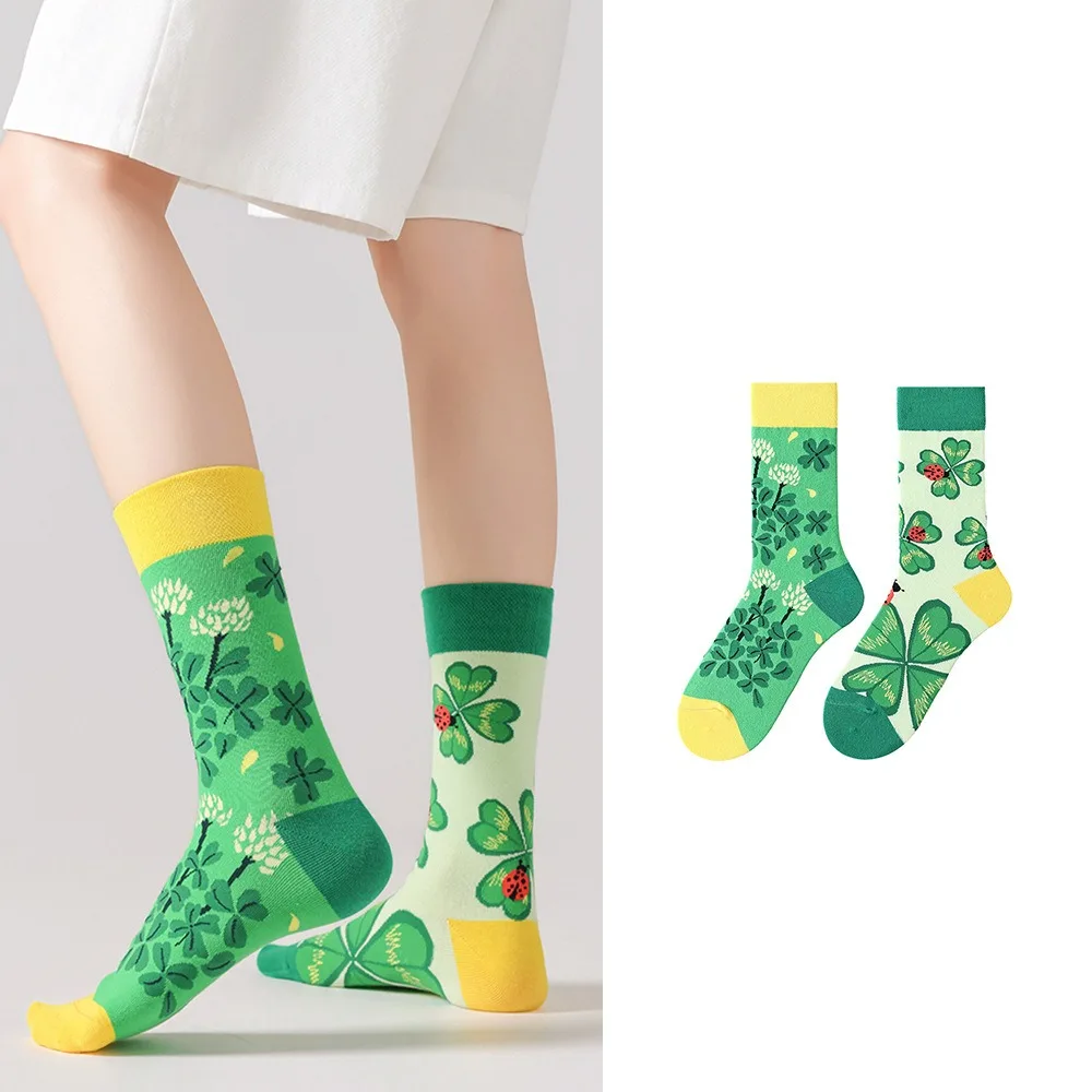 

1 Pair Man Women Sock Original AB Tide Socks Colorful Socks Flowers Fruits Candy Cotton Socks Daily Friend Get-together Gifts
