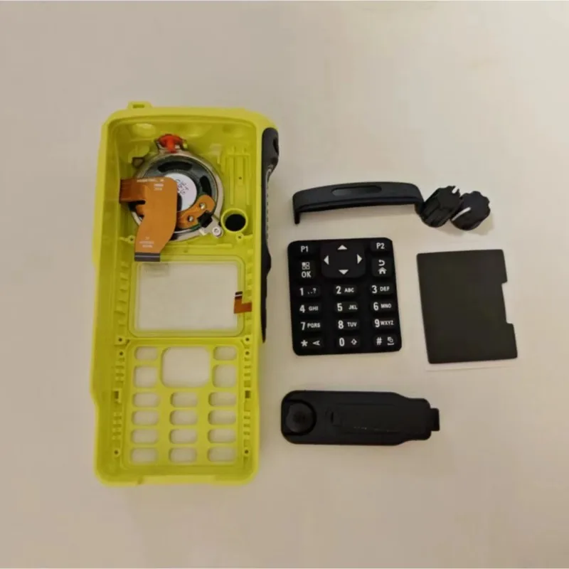 Walkie Talkie Replacement Repair Case, Housing Cover Kit with Speaker and Mic for Motorola XPR7550E DP4801e DGP8550e Radio