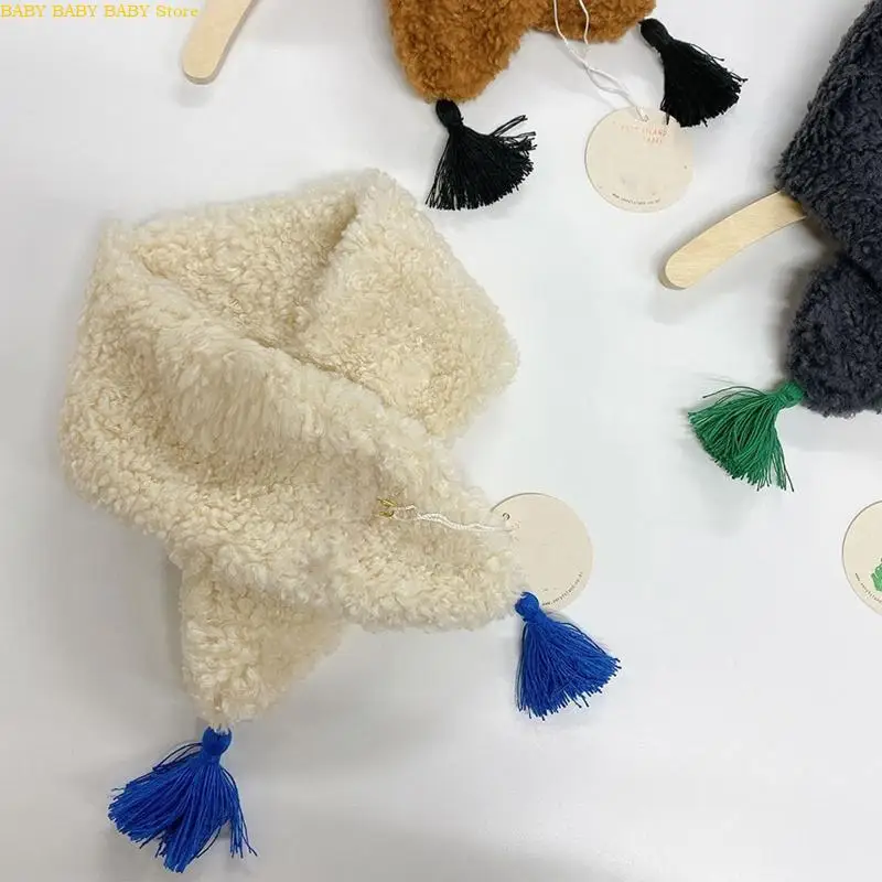Q81A – foulards pour enfants, cache-cou épais, écharpe pour bébés garçons filles, col chaud d'hiver