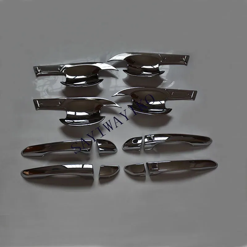 

Car Styling fit for Kona 2018 2019 ABS Black Car Door Handle Bowl Side Door Bowl Cover Trim Protectors Exterior Accessories