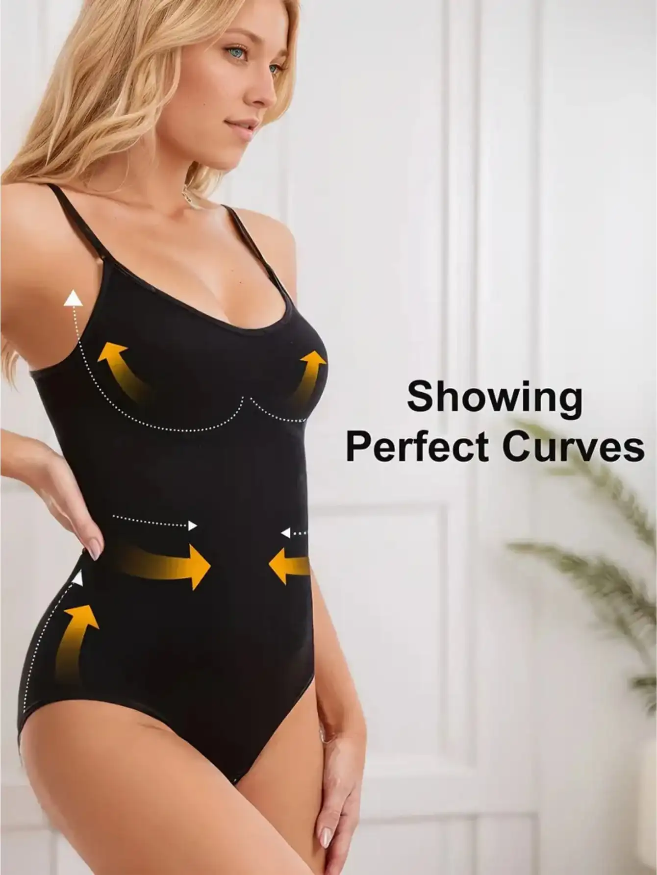 BWQ 3-teiliges nahtloses Shapewear-Korsett-Set – Taillentrainer, Bauchkontrolle und Po-Lifting, Hüftschlanker