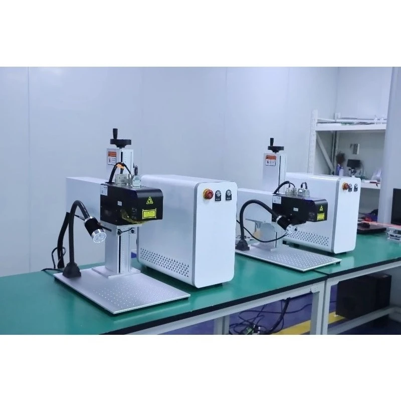 Automatic Fiber Laser Marking Machine With Auto Focus For Metal Components Batch Code Marking High Contrast Wholesale Supplier