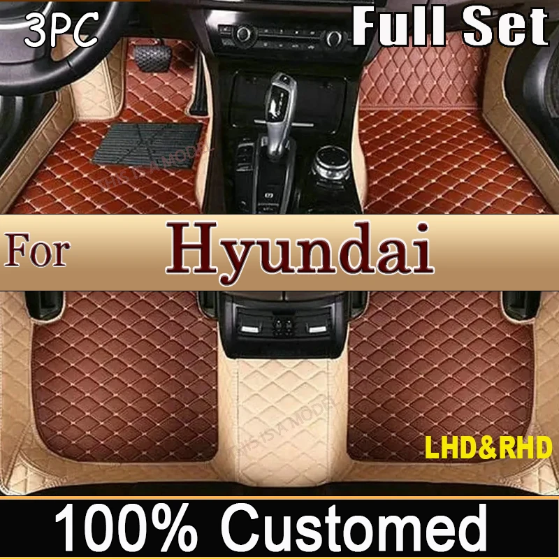 

Car Floor Mats For Hyundai i35 Elantra Avante MD UD 2011~2016 Leather Mat Carpet Luxury Rug Auto Interior Parts Car Accessories