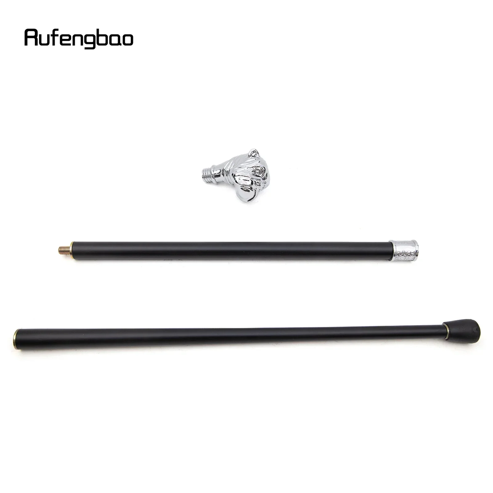 الأبيض اللحية الكلب جرو البكينيز عصا للمشي موضة ديكور عصا للمشي شهم أنيقة تأثيري قصب مقبض Crosier 92 سنتيمتر #6