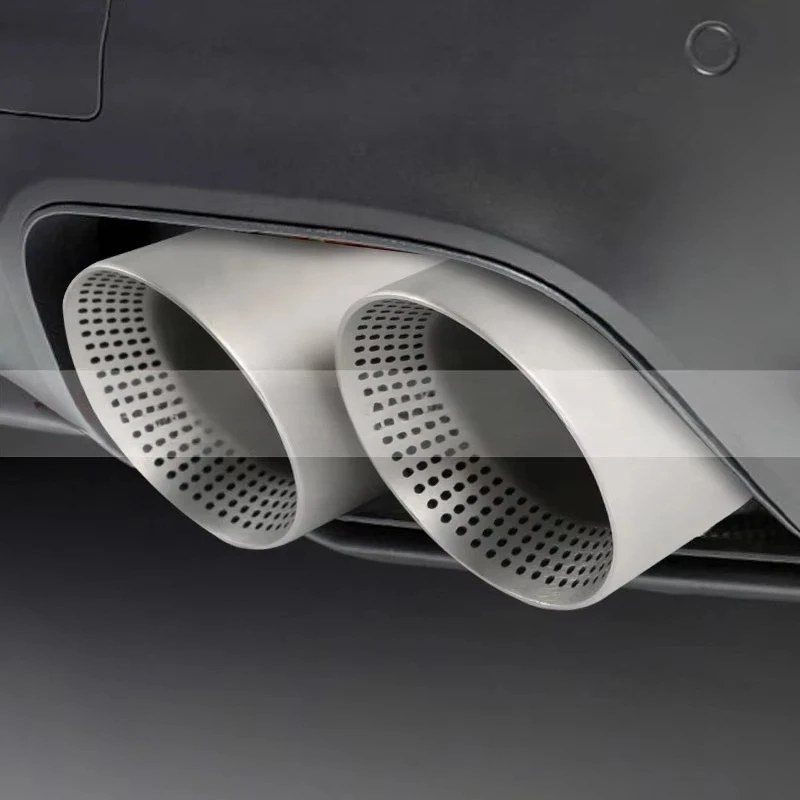 Golf 6 Golf 7 R Tiguan Exhaust Muffler Tube Sandblasted Stainless Steel Exhaust Tail