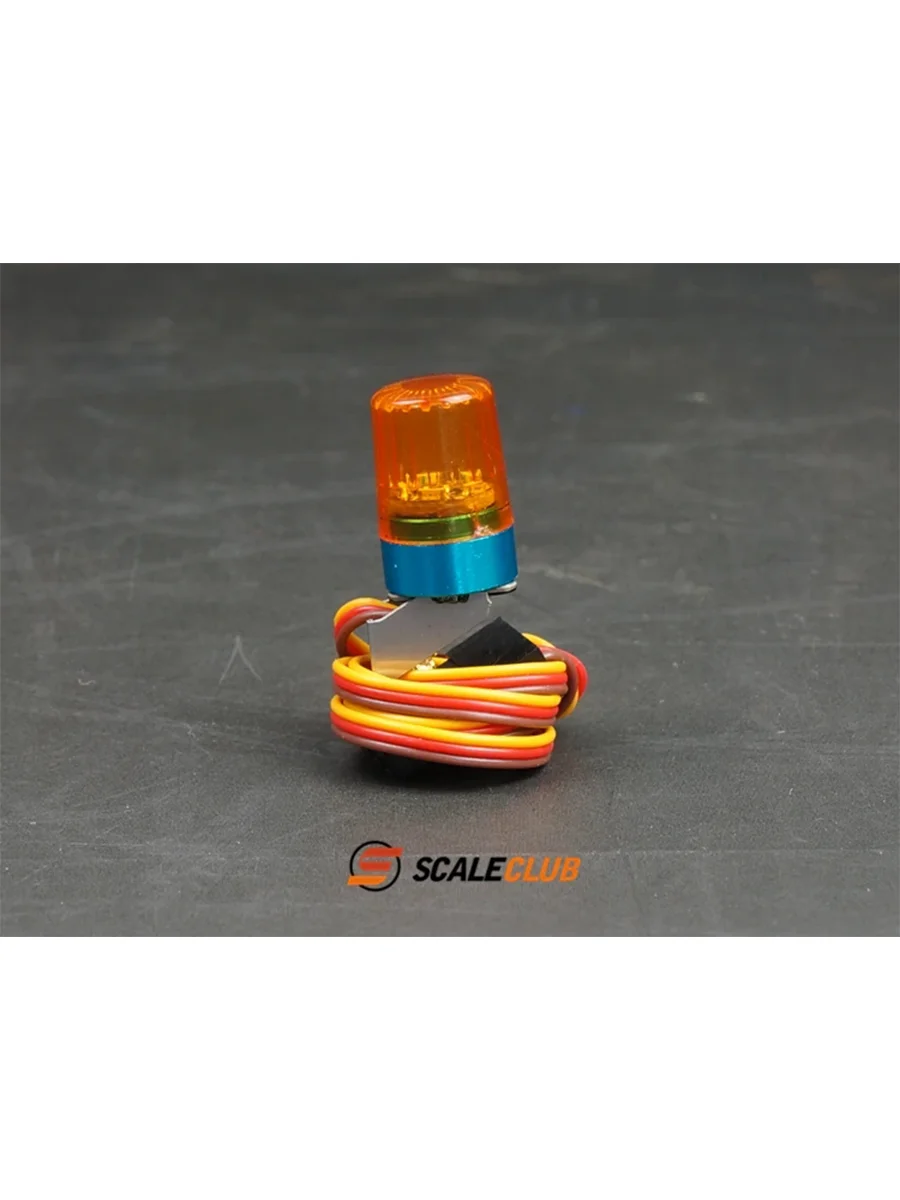 

Scaleclub 1/14 Truck Engineering Vehicle Excavator Rotary Engineering Light Warning Light For Tamiya Lesu For Scania Man Actros